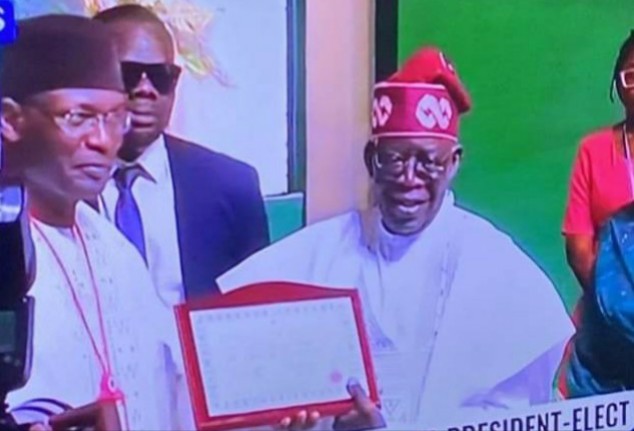 Nigeria’s president-elect, vice, receive certificates of return