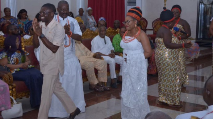 Benin Royal beads for NTA Zonal Director retiree attract goodwill