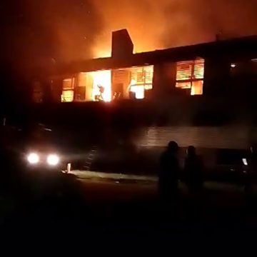 Fire guts Chemistry building in UNIBEN, VC expresses shock
