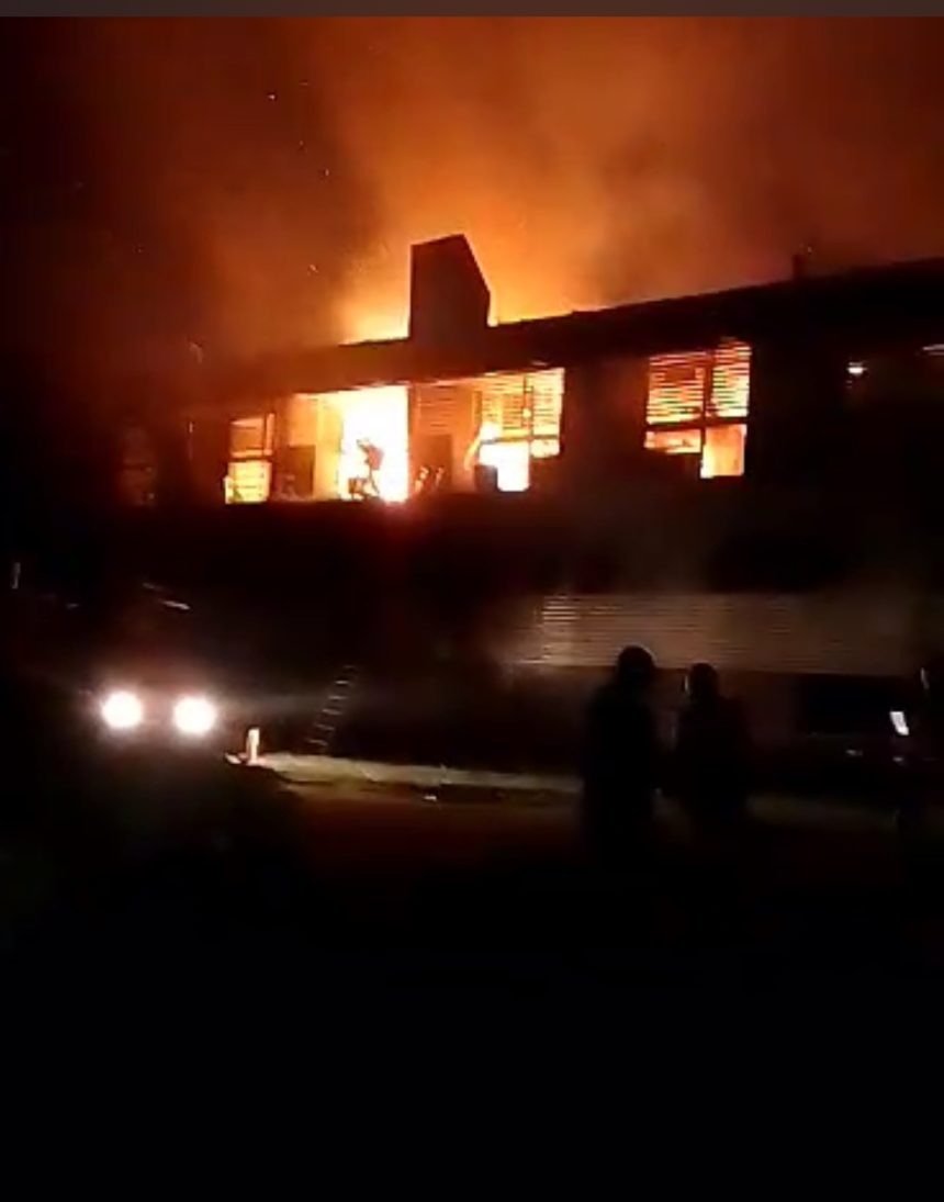 Fire guts Chemistry building in UNIBEN, VC expresses shock