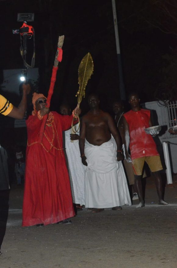 Oba of Benin ward-off evil spirits, prays for Nigeria at Igue festival