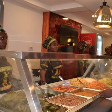Lagos eatery begs Customers to come with plates
