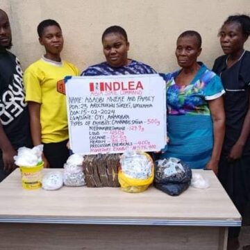 NDLEA nabs lawyer, her mum, boyfriend for ‘illicit drug trafficking