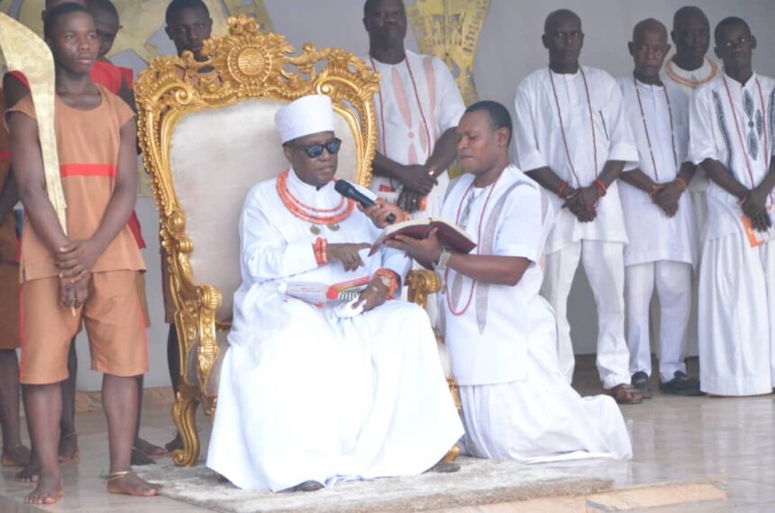 Inter-faith prayers: Oba of Benin reads from Bible