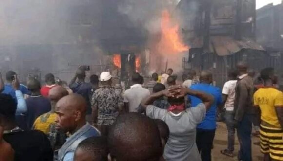 Okpebholo consoles Edo market fire victims