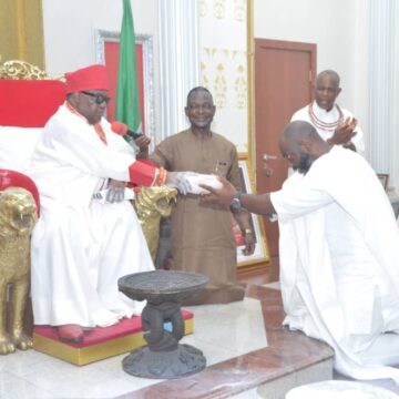 ‘Looted ancestral stools’ return to Oba of Benin