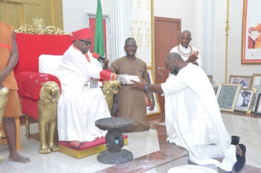 ‘Looted ancestral stools’ return to Oba of Benin