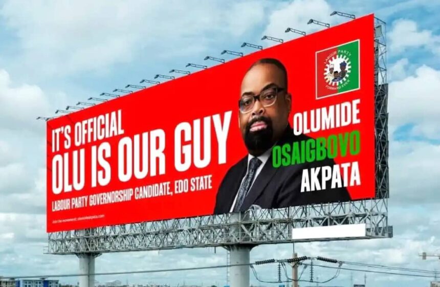 Akpata flays removal of Billboards on gov’s route