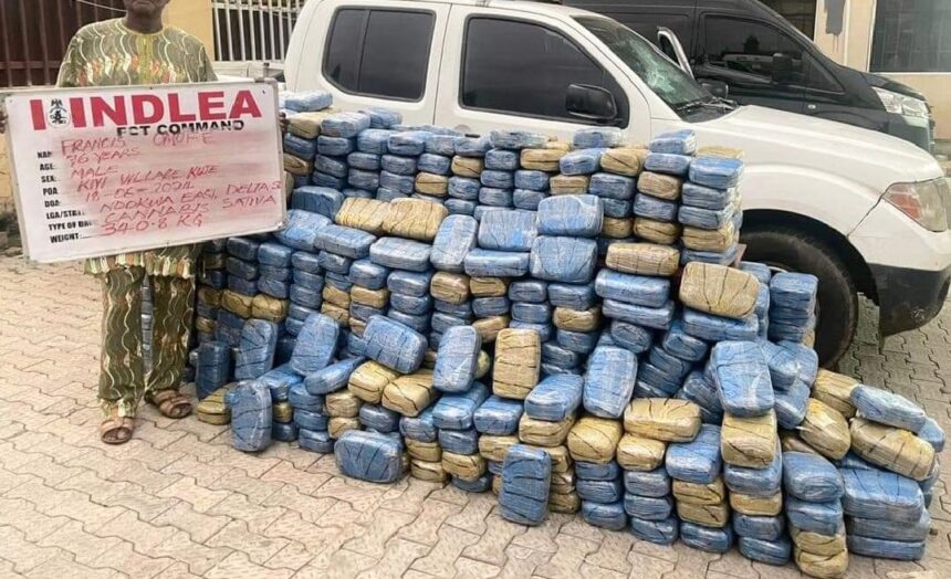 Grandpa arrested for 340.8kg drug trafficking