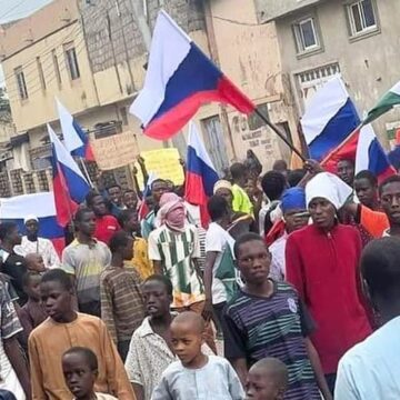 OPINION: Nigerian military flags, not Russian flags