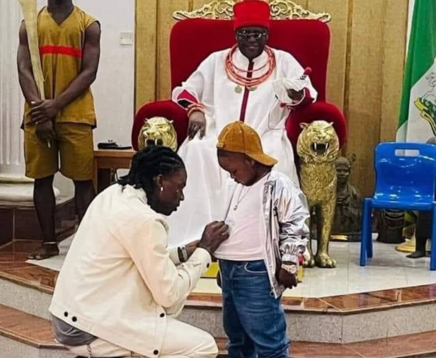 Rema traces ancestry to Oba of Benin palace