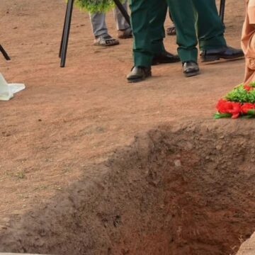 Heartbreaking moment at Edo jogger’s funeral