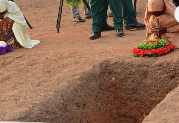 Heartbreaking moment at Edo jogger’s funeral