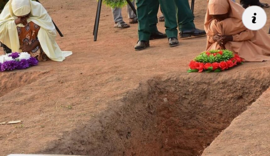 Heartbreaking moment at Edo jogger’s funeral