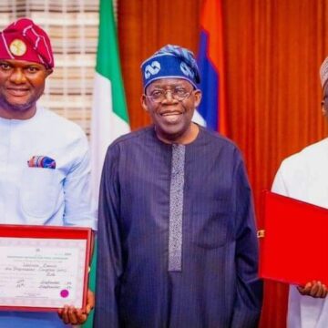 ‘Don’t mind noise makers’, Tinubu tells Okpebholo, Idahosa