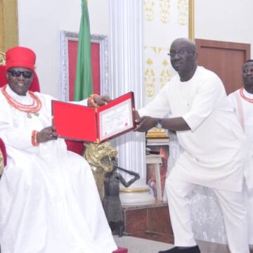 Fulfill your promises, Oba of Benin tells Okpebholo