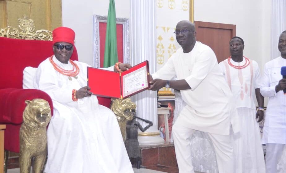 Fulfill your promises, Oba of Benin tells Okpebholo