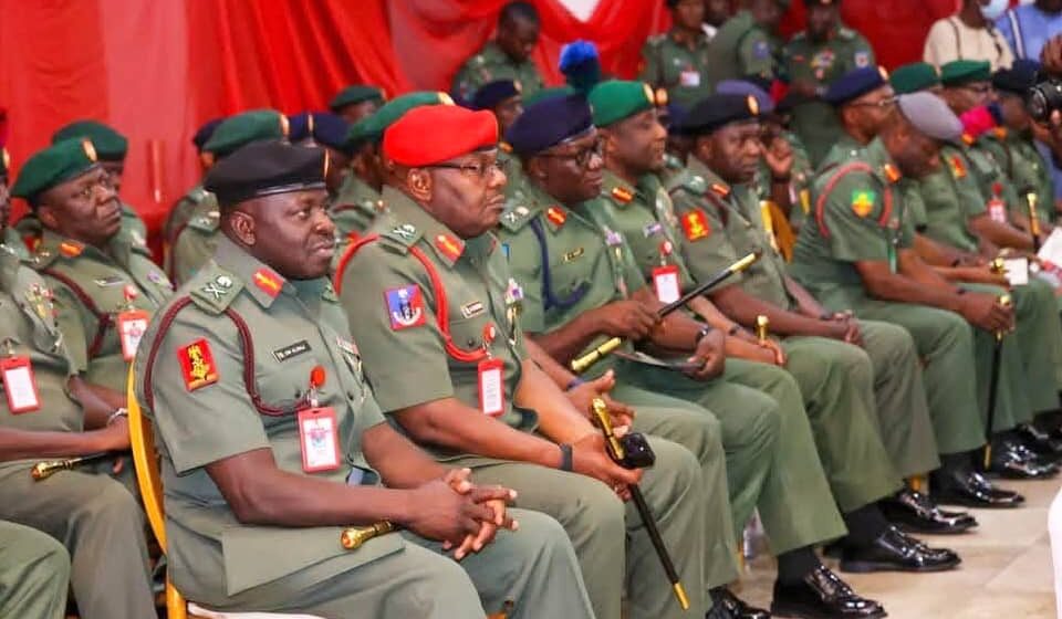 COAS decorates 35 promoted Major generals