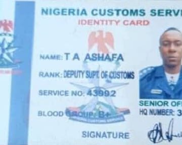 Customs officer killed in Benin-Lagos road crash