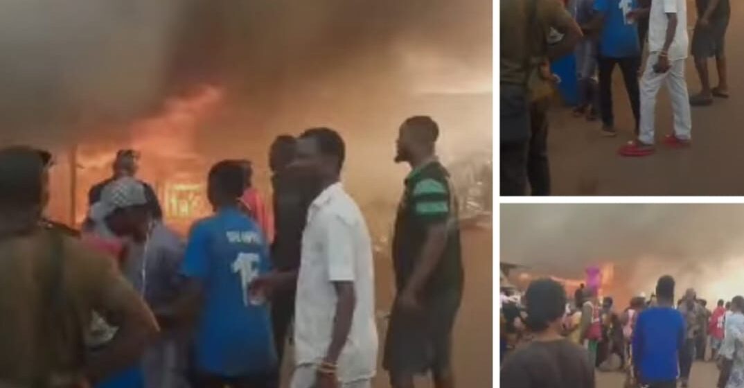 Fire guts Edo market months after fatal windstorm