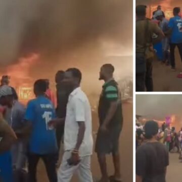 Fire guts Edo market months after fatal windstorm