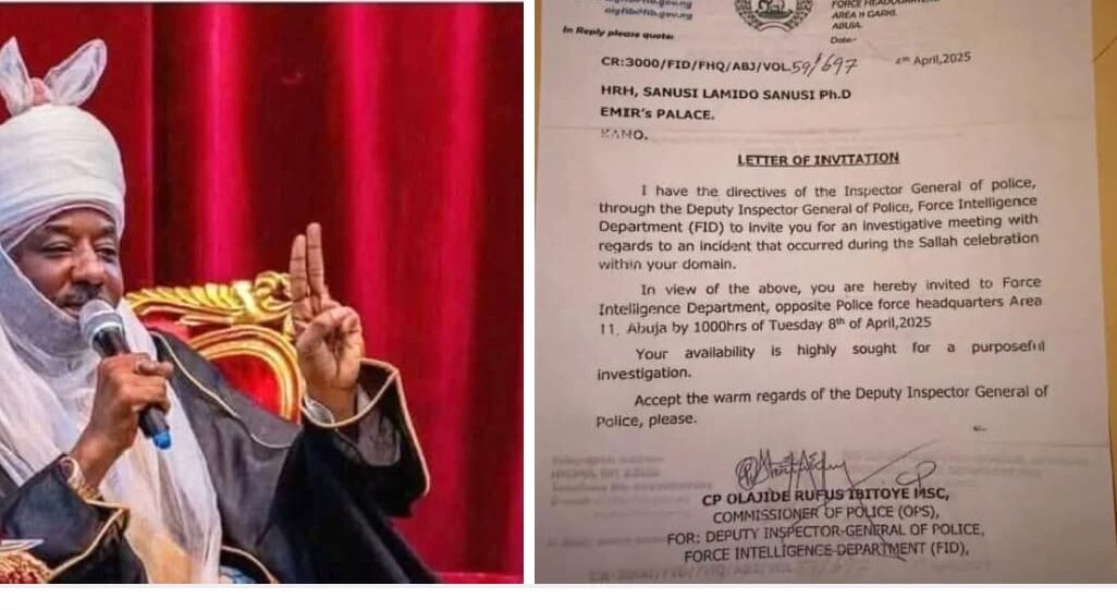 Sanusi hosts legal team over police summon