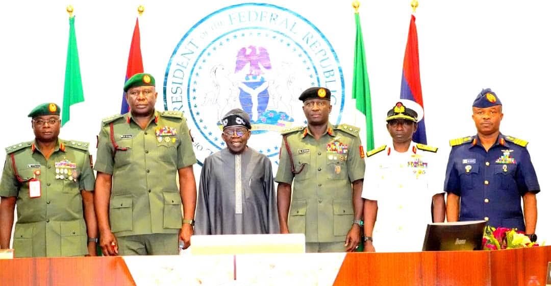 bf0cfc07-3b6e-4172-912c-b3afb0efc543 Insecurity: No More Excuses, Tinubu tells Service Chiefs