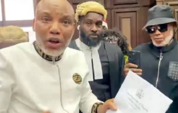 889bce80-8323-4a3d-9dcd-d426a831adce Court decides Kanu fate on terrorism trial November 20 amid failure to open defense