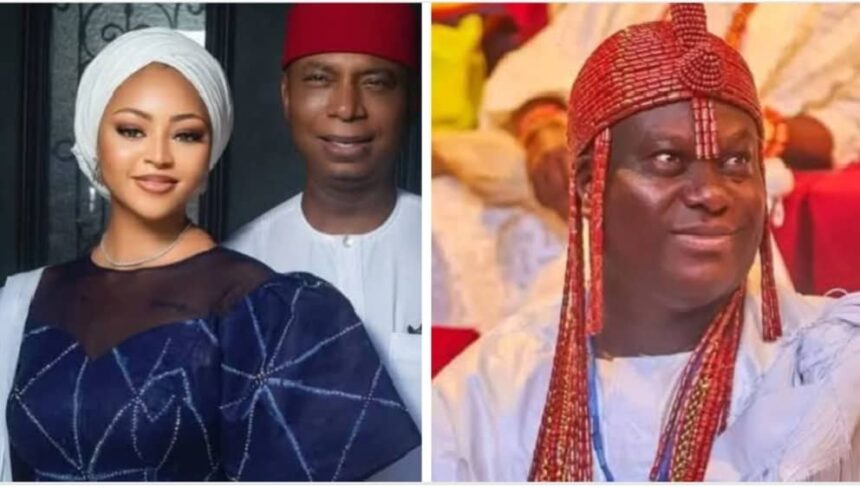 ec8c0eed-4db0-4c60-9e34-e483ab62a5bf Ooni of Ife wades into Ned Nwoko, Regina Daniels family trouble